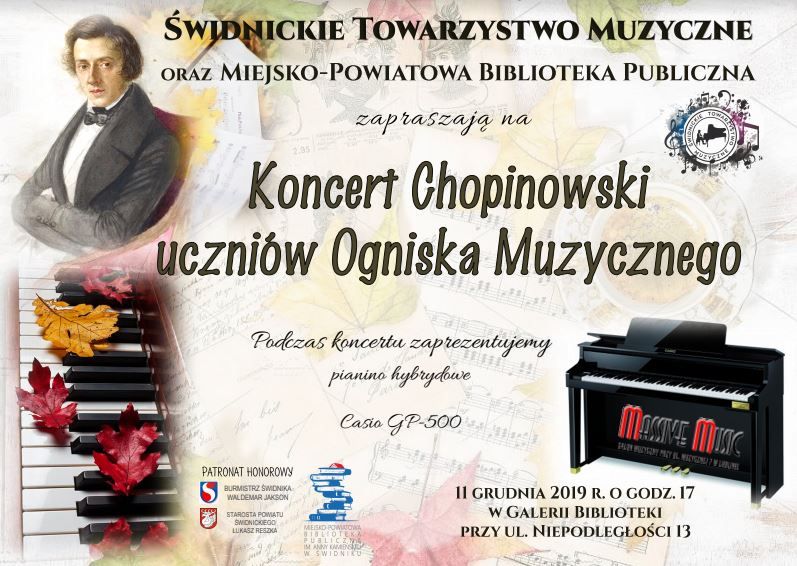 Koncert Szopenowski uczniów Ogniska Muzycznego