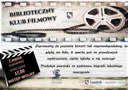 Biblioteczny Klub Filmowy zaprasza