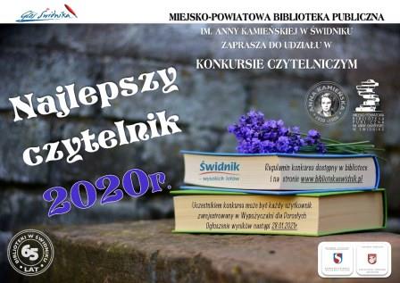 Konkurs Najlepszy czytelnik 2020 roku