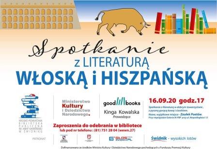 Spotkanie z literaturą włoską i hiszpańską